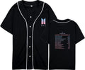 T-shirt Manches Courtes Baseball BTS